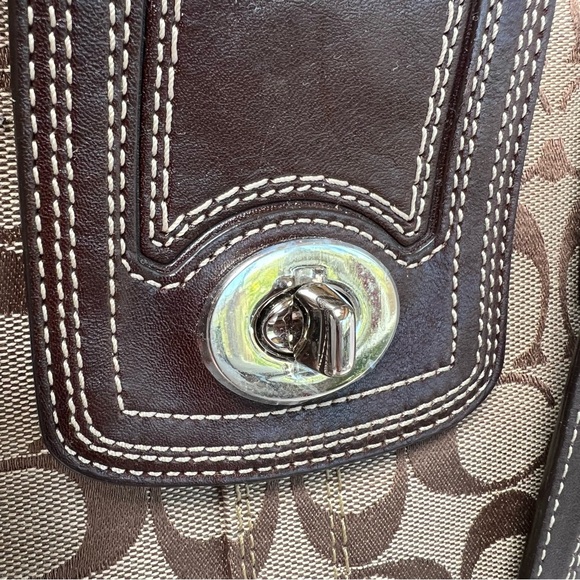 Coach monogram tote shoulder bag - Picture 2 of 15